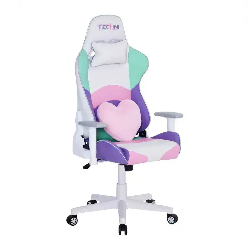 Fauteuil de gaming de bureau Kawaii - Techni Sport