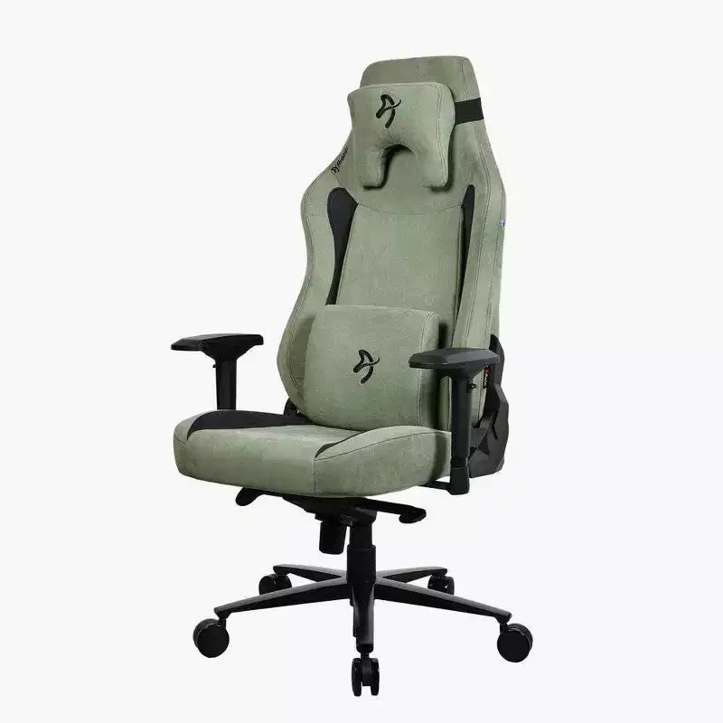 Chaise de bureau et de jeu Arozzi Vernazza XL Supersoft avec soutien lombaire en mousse à mémoire de forme accoudoirs 4D Forest