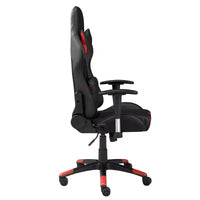 Chaise de jeu Brassex 52 po Lucas noire/rouge