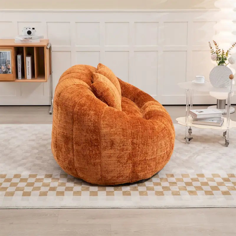Pouf poire pour adultes - Canapé moelleux multicolore