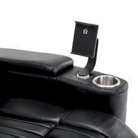 Fauteuil inclinable motorisé de cinéma maison multifonctionnel pivotant à 270°