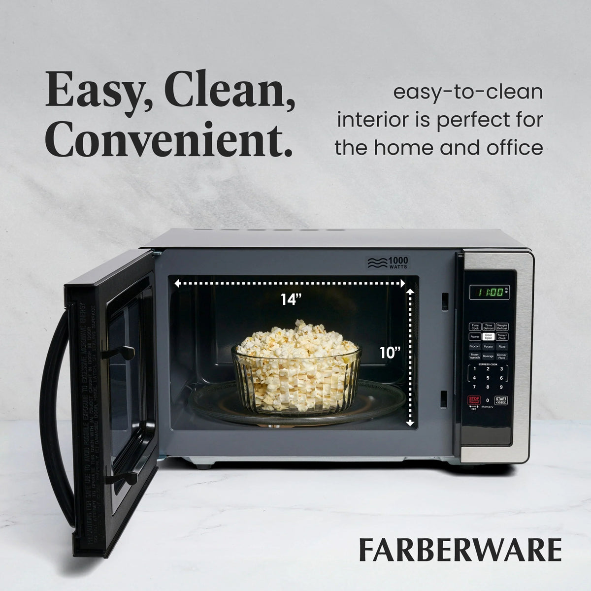 Farberware Classic Four micro-ondes 1.1 pi³ 1000 watts
