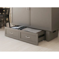 Lit escamotable coffre Chelsea Queen avec matelas