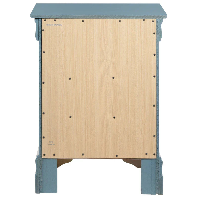 Table de chevet en bois à 3 tiroirs