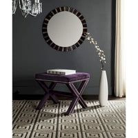 SAFAVIEH Shavonne Ottoman banc en X