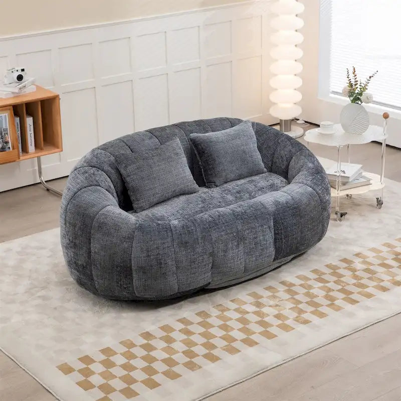 Pouf poire pour adultes - Canapé moelleux multicolore