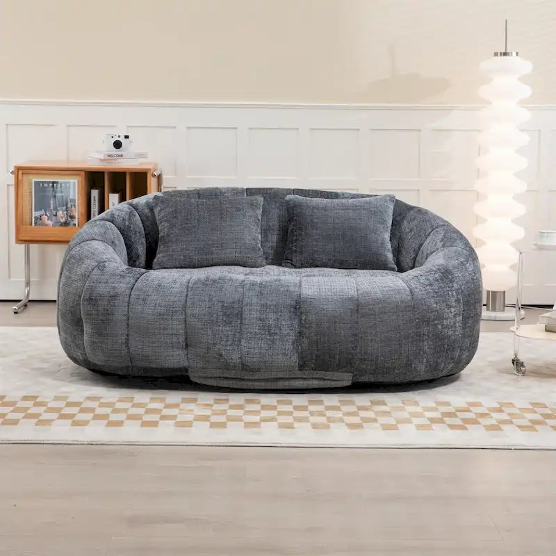 Pouf poire pour adultes - Canapé moelleux multicolore