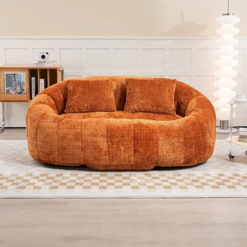 Pouf poire pour adultes - Canapé moelleux multicolore