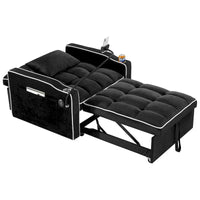 Fauteuil-lit convertible réglable, lit d'appoint escamotable