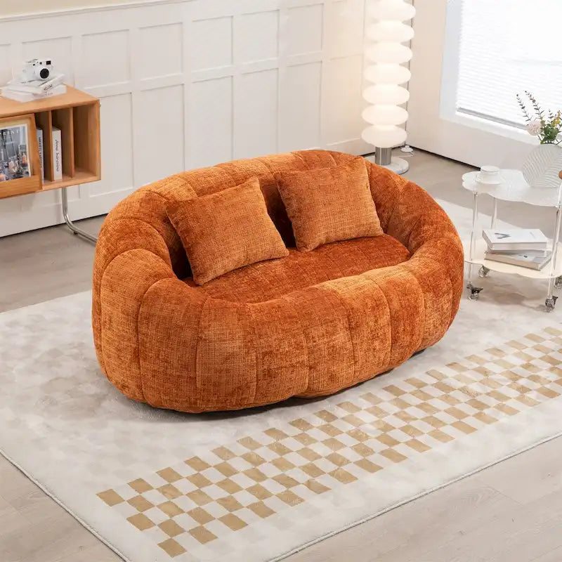 Pouf poire pour adultes - Canapé moelleux multicolore