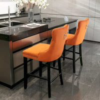 Tabourets de bar style loisirs, lot de 2