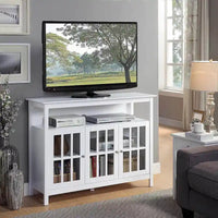 Meuble TV de luxe Big Sur de Convenience Concepts avec armoires de rangement et étagère pour téléviseurs jusqu'à 55 pouces