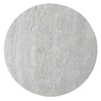 Table d'appoint ronde haute en marbre SAFAVIEH Couture Ghicu - 56 cm L x 53 cm P x 61 cm H - 21Wx21Dx24H