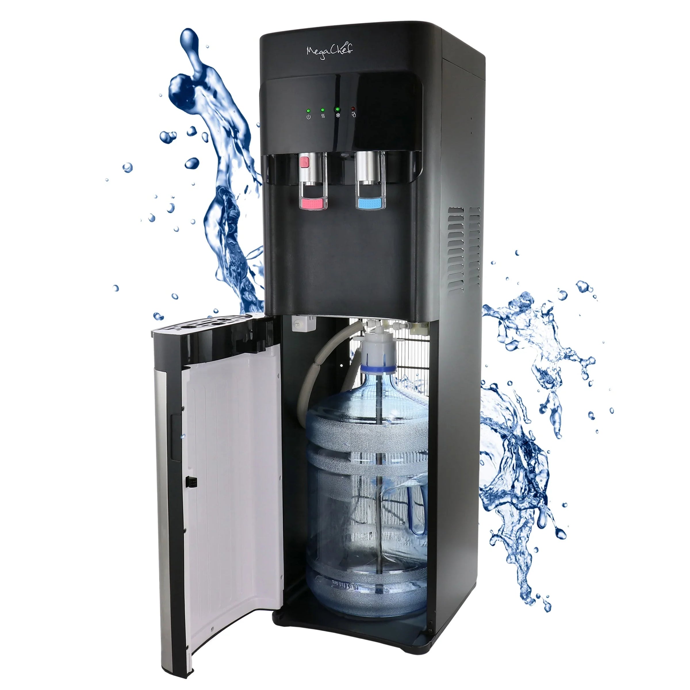 MegaChef Distributeur d'eau chaude et froide à chargement par le bas - 12x13.6x41