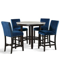 Ensemble de salle à manger 5 pièces rond New Classic Furniture Reginald