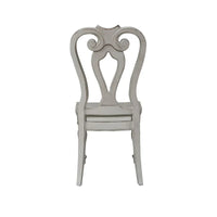 Chaise d'appoint à dossier droit Splat de Magnolia Manor (lot de 2)