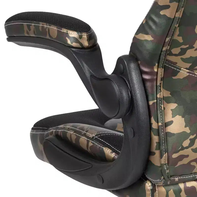 Fauteuil de bureau ergonomique pivotant réglable Flash Furniture X10 pour gamer avec accoudoirs relevables