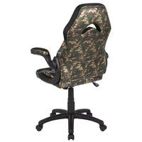 Fauteuil de bureau ergonomique pivotant réglable Flash Furniture X10 pour gamer avec accoudoirs relevables