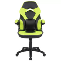 Fauteuil de bureau ergonomique pivotant réglable Flash Furniture X10 pour gamer avec accoudoirs relevables
