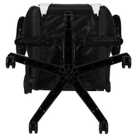 Chaise de jeu ergonomique Emma et Oliver Racing avec dossier entièrement inclinable en cuir synthétique rouge