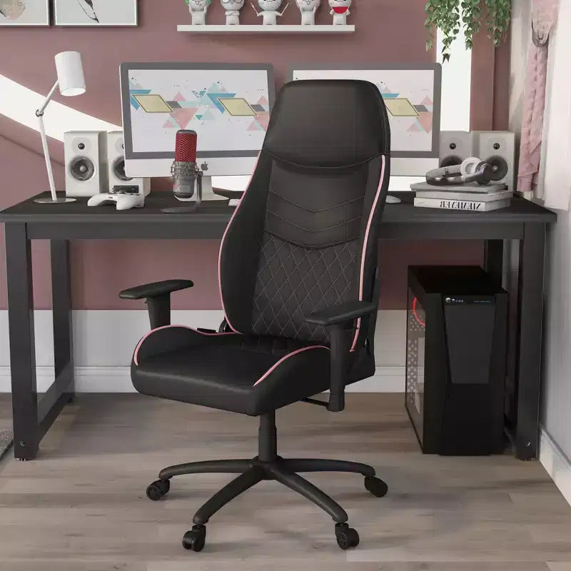 Fauteuil de gaming en similicuir surpiqué Ansar Diamond 24h/24, 7j/7, disponible à domicile