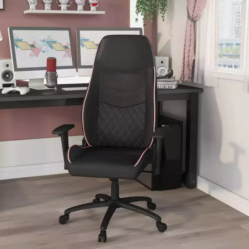 Fauteuil de gaming en similicuir surpiqué Ansar Diamond 24h/24, 7j/7, disponible à domicile
