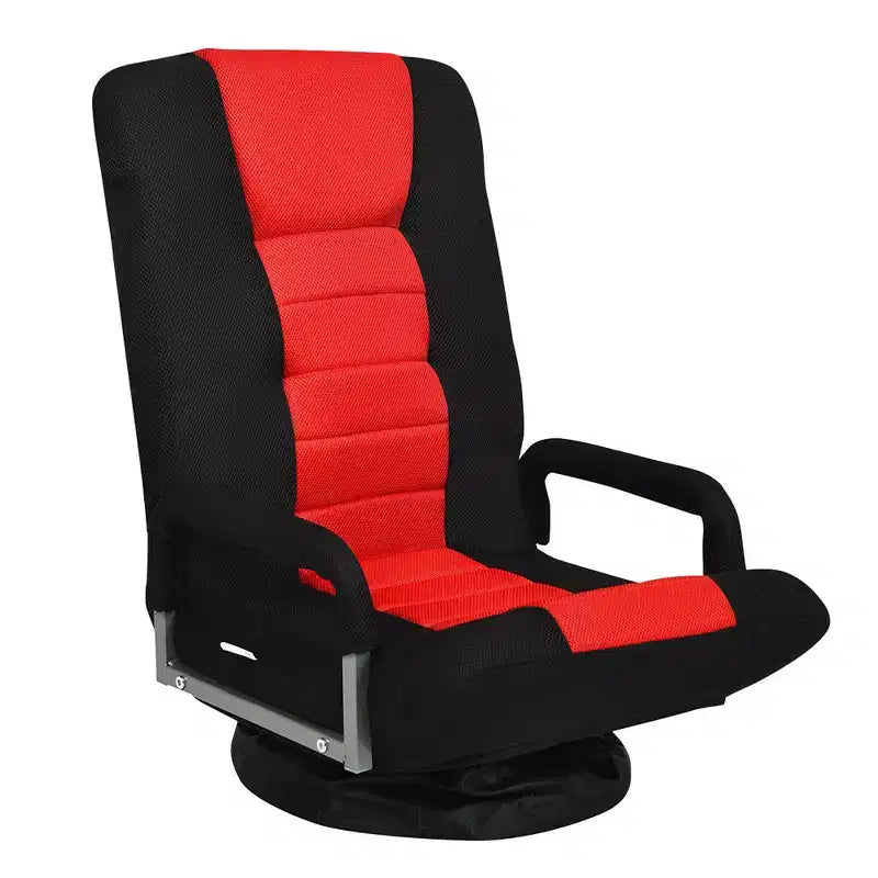 Chaise de jeu au sol pivotante à 360 degrés Costway avec dossier pliable et réglable