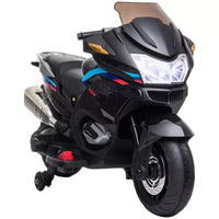 Moto Aosom pour enfants avec roues d'entraînement, jouet porteur au design de moteur rugissant pour les 3-8 ans, mini-moto à haute adhérence avec musique lumineuse