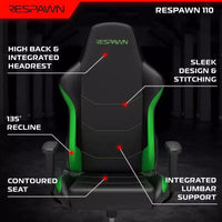 Chaise de jeu ergonomique RESPAWN 110