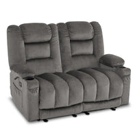 Causeuse Inclinable Électrique MCombo avec Chaleur et Massage, Tissu PR648