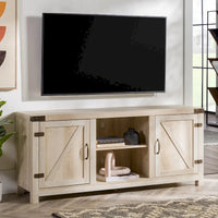 Meuble TV avec porte de grange Middlebrook Firebranch 58 pouces