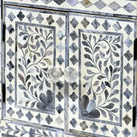 Steve Silver Firoz armoire d'appoint avec incrustation d'os
