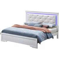 Lits à panneaux Lorana et Queen Passion Furniture