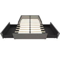 Lit plateforme DHP Maven avec rangement