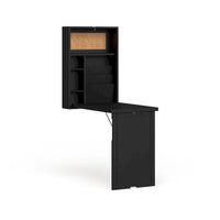 Bureau convertible escamotable SEI Furniture Murphy noir