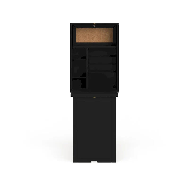 Bureau convertible escamotable SEI Furniture Murphy noir