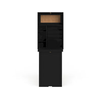 Bureau convertible escamotable SEI Furniture Murphy noir