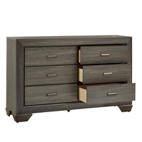 Commode ou chiffonnier Corbett Grey en panneaux de bois par iNSPIRE Q Classic