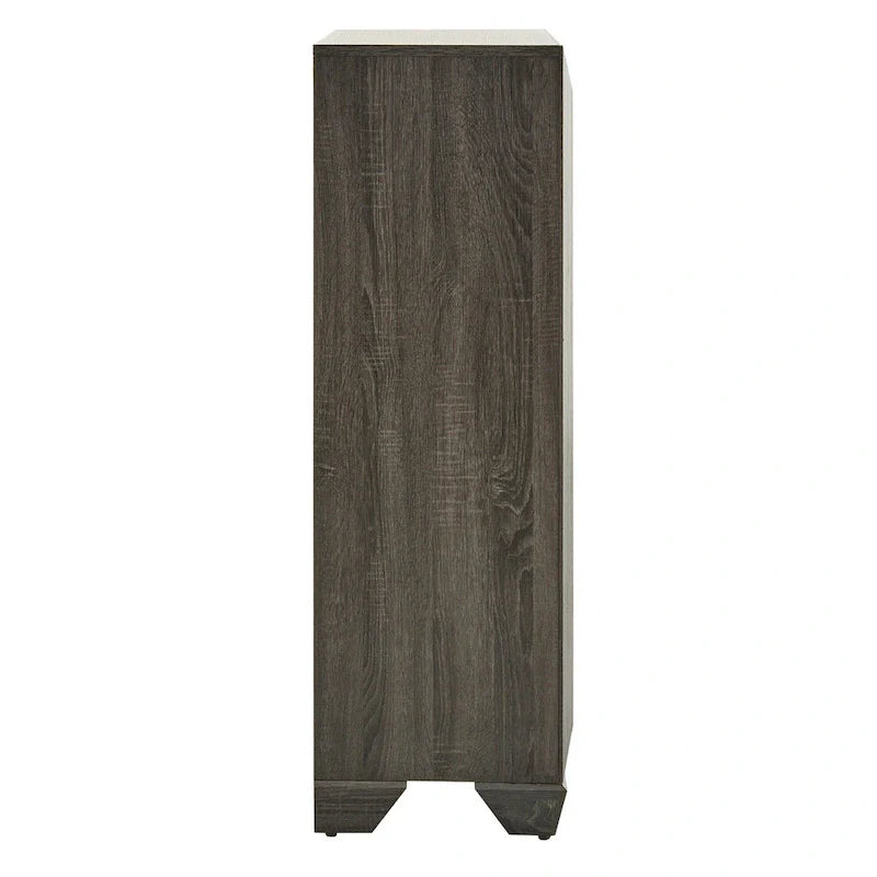 Commode ou chiffonnier Corbett Grey en panneaux de bois par iNSPIRE Q Classic