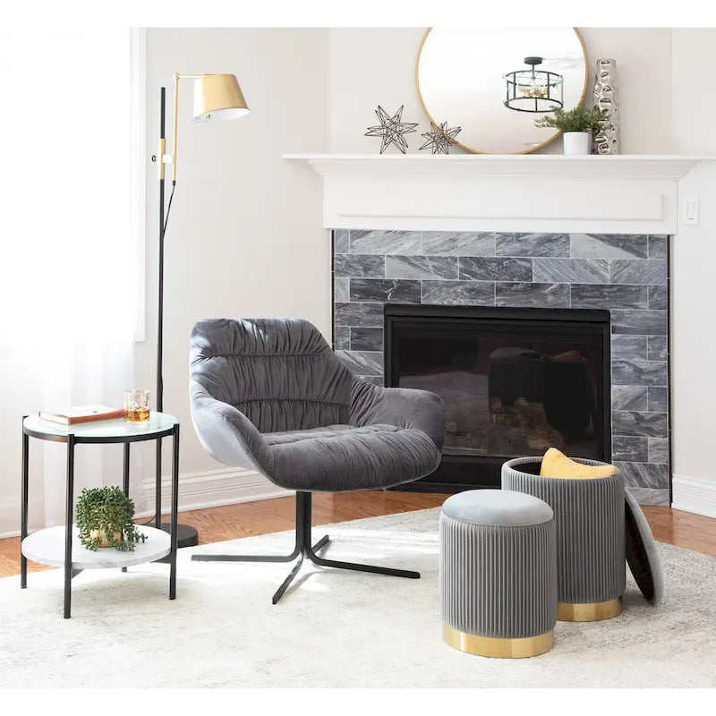 Fauteuil inclinable pivotant Carson Carrington Wayne