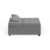 Fauteuil Futon Convertible Capitonné Contemporain en Tissu Jave par Furniture of America