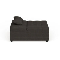 Fauteuil Futon Convertible Capitonné Contemporain en Tissu Jave par Furniture of America