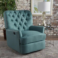 Fauteuil Inclinable Électrique Capitonné en Tissu Salomo par Christopher Knight Home