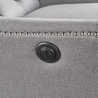 Fauteuil Inclinable Électrique Capitonné en Tissu Salomo par Christopher Knight Home