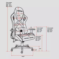 Chaise de jeu en velours à mémoire de forme – Techni Sport