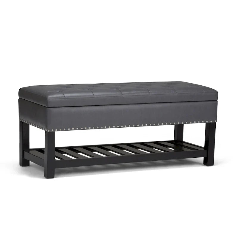 WYNDENHALL Riley banc ottoman rectangulaire 43 pouces de large - 43 W x 17 D x 19 H