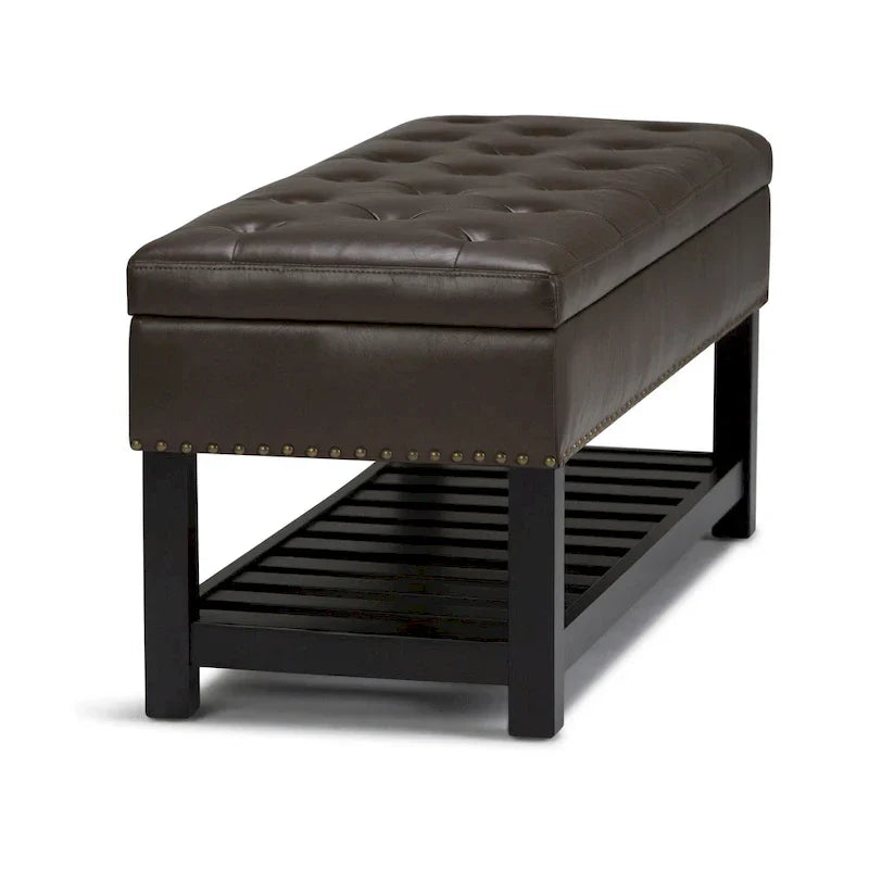 WYNDENHALL Riley banc ottoman rectangulaire 43 pouces de large - 43 W x 17 D x 19 H