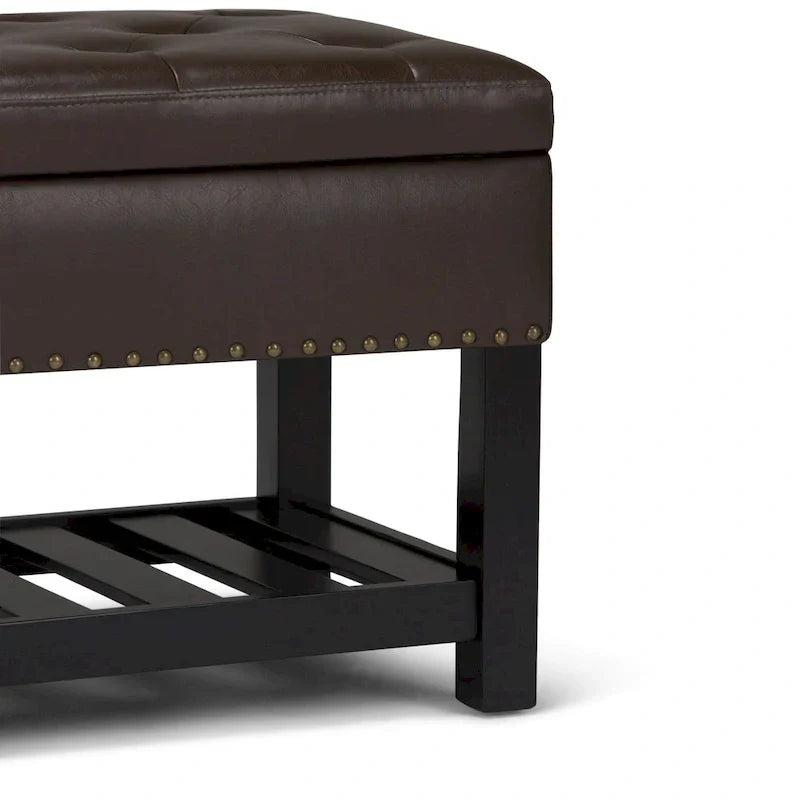 WYNDENHALL Riley banc ottoman rectangulaire 43 pouces de large - 43 W x 17 D x 19 H