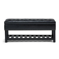 WYNDENHALL Riley banc ottoman rectangulaire 43 pouces de large - 43 W x 17 D x 19 H