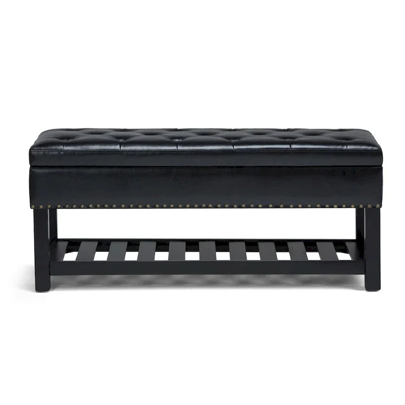 WYNDENHALL Riley banc ottoman rectangulaire 43 pouces de large - 43 W x 17 D x 19 H